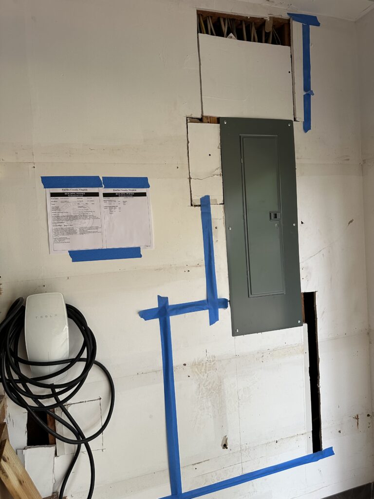 Electrical panel replacement by Engivision Systems in Herndon, VA